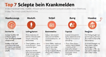 Das sind die Top 7 Schritte beim Krankmelden