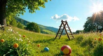 Ich erinnere mich an meine Kindheit, als ich oft im Freien spielte (1/10)